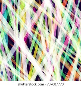 Striped Seamless Pattern in Watercolor Style. Hand Drawn Pattern with Stripes. Fashion Design. Cover, Fabric, Ad Design Texture. Holiday Seamless Background