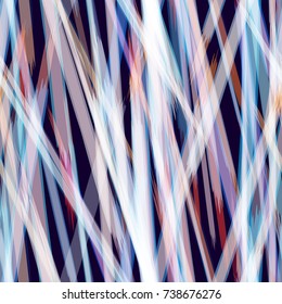 Striped Seamless Pattern in Watercolor Style. Hand Drawn Pattern with Overlapping Stripes. Fashion Design. Cover, Fabric, Ad Design Texture. Holiday Seamless Background