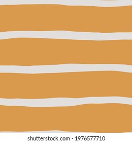Striped seamless vector pattern in trendy color. Modern background for prints, textile, wrapping paper. Brush strokes vector repeatable pattern. Cute paintbrush line backdrop