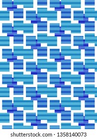 striped shape pattern vector background