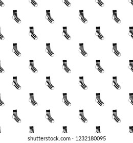 Striped sock pattern seamless vector repeat geometric for any web design