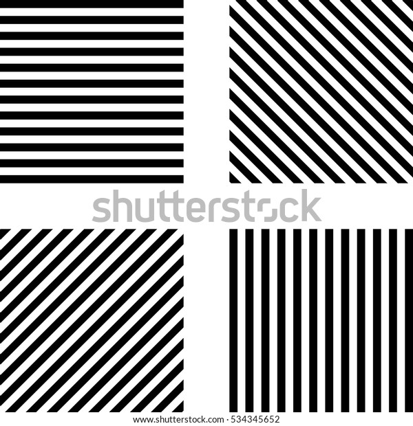 Striped Square Pattern Horizontal Stripes Vertical Stock Vector Royalty Free 534345652