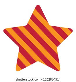 striped star illustration background