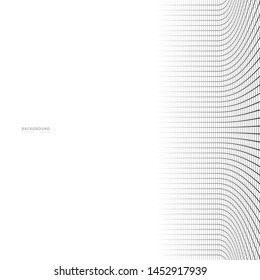 Striped texture, Abstract warped Diagonal Striped Background, wave lines texture. Brand new style for your business design, vector template for your ideas