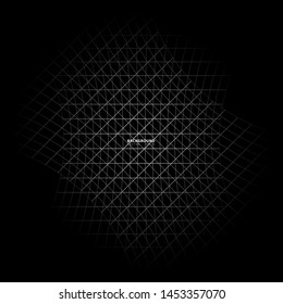 Striped texture, Abstract warped Diagonal Striped Background, wave lines texture. Brand new style for your business design, vector template for your ideas