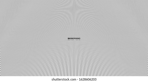 Striped texture, Abstract warped Diagonal Striped Background, wave lines texture. Brand new style for your business design, vector template for your ideas