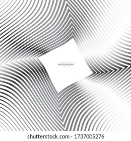 Striped texture, Abstract warped Diagonal Striped Background, wave lines texture. Brand new style for your business design, vector template for your ideas