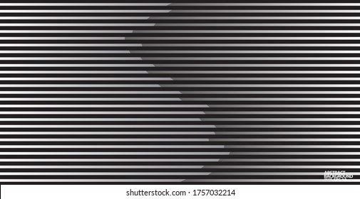 Striped texture, Abstract warped Diagonal Striped Background, wave lines texture. Brand new style for your business design, vector template for your ideas