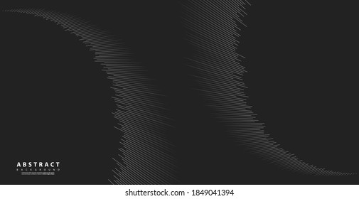 Striped texture, Abstract warped Diagonal Striped Background, wave lines texture. Brand new style for your business design, vector template for your ideas