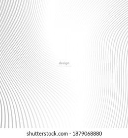 Striped texture, Abstract warped Diagonal Striped Background, wave lines texture. Brand new style for your business design, vector template for your ideas
