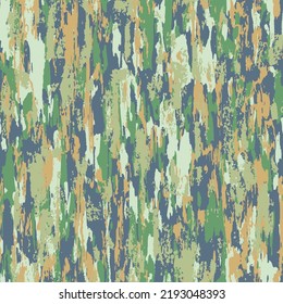 Striped texture pattern. Abstract geometric pattern. Chaotic and random. Seamless blue, green and yellow grunge striped background.