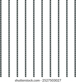 A striped texture with vertically directed objects consisting of small sharp dots.