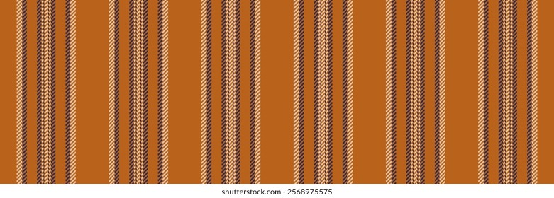 Striped textured background in warm autumnal tones.  Perfect for website banners, textile design, or as a stylish backdrop.  Features a subtle herringbone pattern within the vertical stripes.