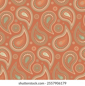 Striped tissue pattern vector. Meditating curled by invitation artistic. Ornamental trend by paisley cover. Contrast pastel and design tiled.