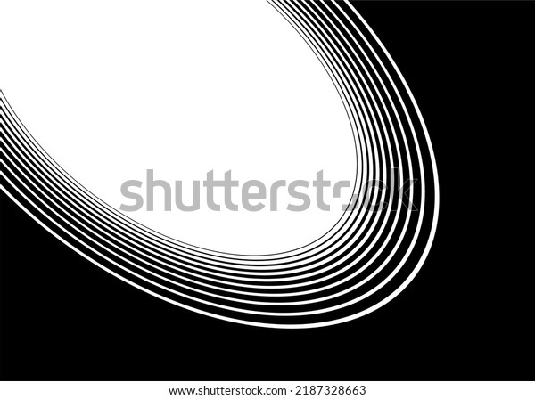Striped transition from black to white
with thin lines. Black and white vector
background