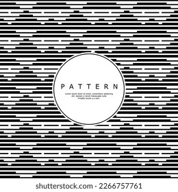 Diseño de patrones abstractos de líneas triangulares rayadas. Patrón de triángulo decorativo.