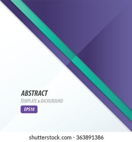 Striped triangle template 2 color  Violet and Blue color