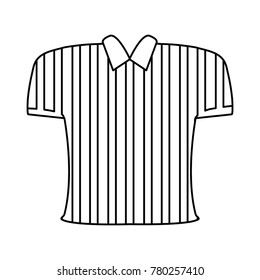 striped t-shirt   vector illustration