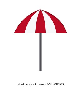 striped umbrella icon