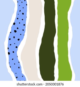 Striped vector seamless pattern. Colorful abstract background.