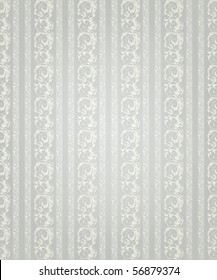 Striped wallpaper pattern, vector