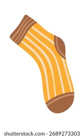 Striped warm winter sock design
