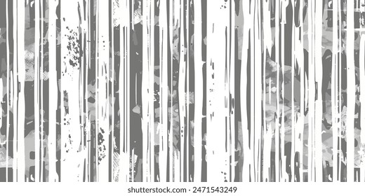 Gestreiftes Aquarellmuster. Nahtloses Muster mit farbigen verschiedenen gekrümmten Linien, Aquarelldarstellung mehrfarbig für Oberflächendruck-IKAT-Gradienten-Fliesenbelag-Bildschirmhintergrund.