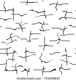 Striped wave seamless pattern. Fashion graphic background design. Modern stylish abstract texture. Design monochrome template for prints, textiles, wrapping, wallpaper, website. Vector illustration