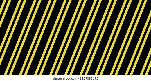 Rayas rayadas amarillas y diagonales. La impresión de vectores para aplicaciones superficiales puede ser perfecta. Diseño elegante con patrón vectorial.