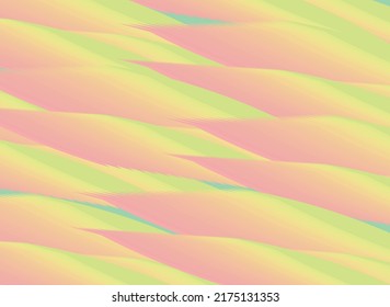 Striped yellow-pink background with blur effect for textiles or fabrics. Soft wave-like background, reminiscent of summer motifs for fashion trends, scrapbooking, wallpaper, prints, interior solutions