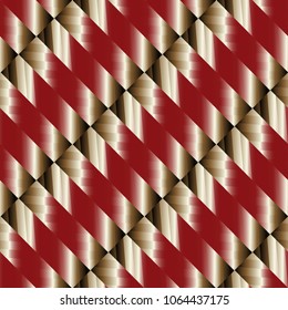 Striped zigzag vector seamless pattern. Abstract geometric ornate background. Diagonal stripes, lines, tiles, shapes. Modern ornament. Silk wallpaper. Surface endless texture. Design for fabric, print