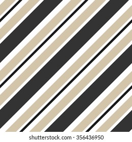 stripes beige and black diagonal seamless vector pattern background illustration