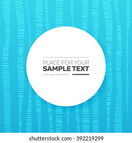 stripes blue zebra lines vector background wallpaper with place for text. 
