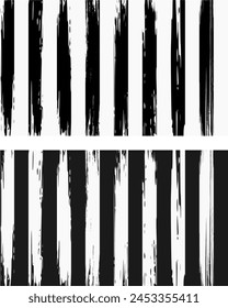 stripes brush paint stroke for background, backdrop, wallpaper (black, white)