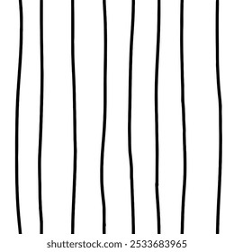 Streifen von Hand. Einfaches minimalistisches Muster. Nahtlose Linienstruktur.