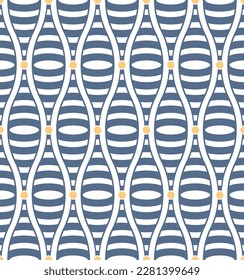 El motivo de las franjas y los círculos es un patrón sin fisuras. Fondo geométrico minimalista.