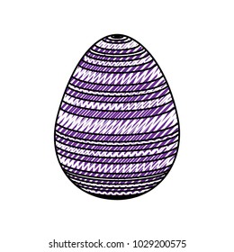 stripes decorative easter egg ornament festive