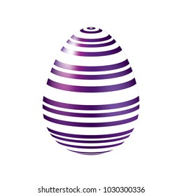 stripes decorative easter egg ornament festive