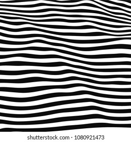 Stripes distortion background. Vector illustration.