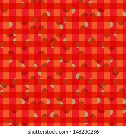 Stripes and Dots check pattern