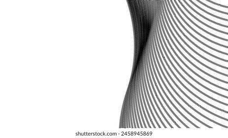 Stripes dots wave pattern abstract wallpaper background for backdrop or decorative art
