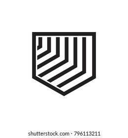 stripes emblem symbol logo vector