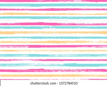 Stripes geometric textile seamless vector pattern. Unique minimalist design. Geometric casual print design for textile with stripes. Ink paint lines textured background. Curtains old style pattern.