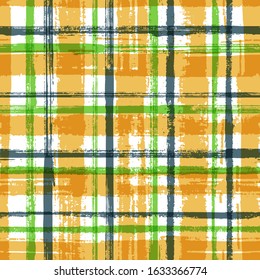 Stripes geometric textile seamless vector pattern. Curtains old style pattern. Geometric casual print design for textile with stripes. Hipster cool ornament. Dry ink art lines background.