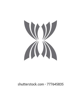 stripes goblet symbol logo vector 
