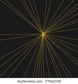 Stripes Image with Light Beams and Rays, Radial Lines Background of Sun Rays or Star Burst Design Element, Fashion Explosion Graphic Art  