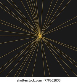 Imagen de franjas con vigas y rayas, fondo de líneas radiales de rayos solares o elemento de diseño de estrella, arte gráfico de explosión de moda  