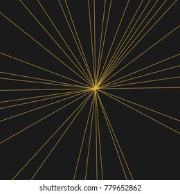 Stripes Image with Light Beams and Rays, Radial Lines Background of Sun Rays or Star Burst Design Element, Fashion Explosion Graphic Art  