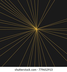 Stripes Image with Light Beams and Rays, Radial Lines Background of Sun Rays or Star Burst Design Element, Fashion Explosion Graphic Art  