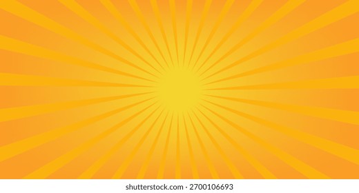 Streifenbild mit Lichtstrahlen. gelber Hintergrund - generiertes abstraktes Hintergrundbild Illustrationsformat